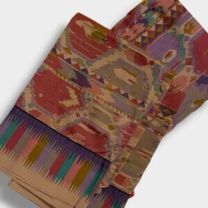 Rare Vintage Collier Campbell Martex Queen Sheet Set 2 Pillowcases Southwestern